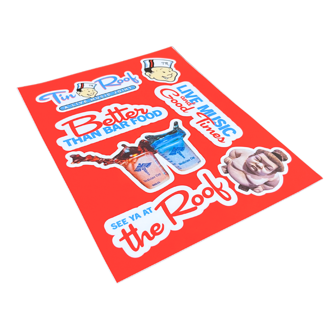 Tin Roof Sticker Sheets Party Pack