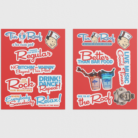 Tin Roof Sticker Sheets Party Pack